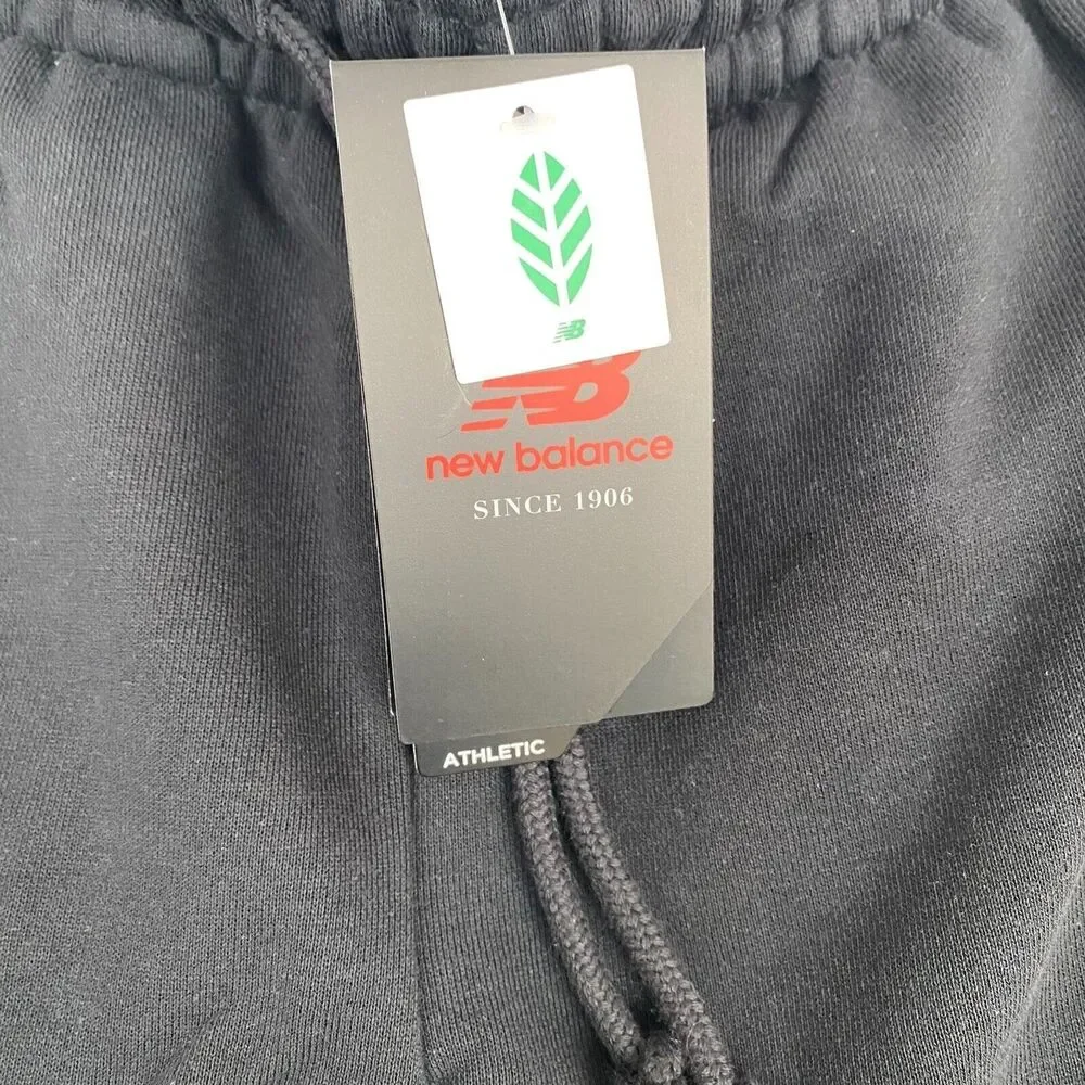 New Balance Men’s Sweatpants Warped Classic Terry Joggers Size Small Black NEW